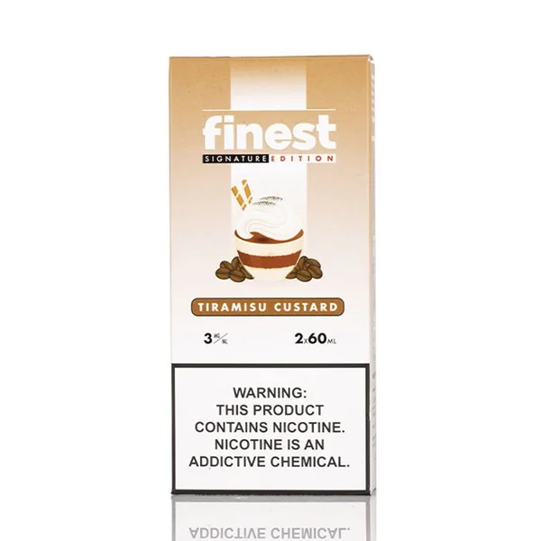 The Finest Signature Edition Tiramisu Custard E-juice 120ml - Image 3