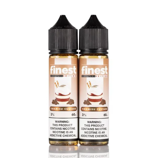 The Finest Signature Edition Tiramisu Custard E-juice 120ml - Image 4