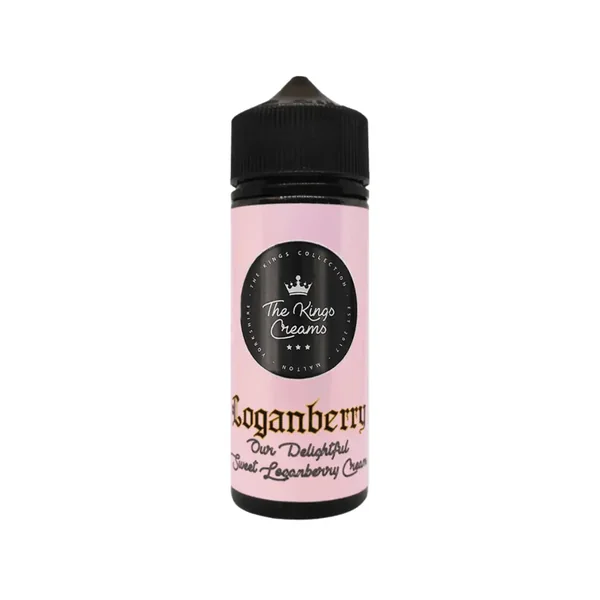 The Kings Creams Loganberry Cream 100ml Shortfill