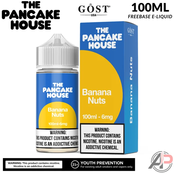 The Pancake House Banana Nuts Gost Vapor E-Liquid 100mL