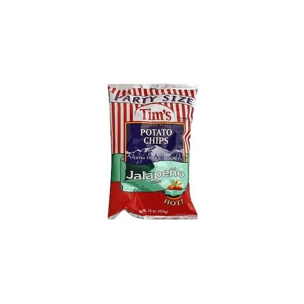 Tim's potato chips Jalapeno hot 212.6g