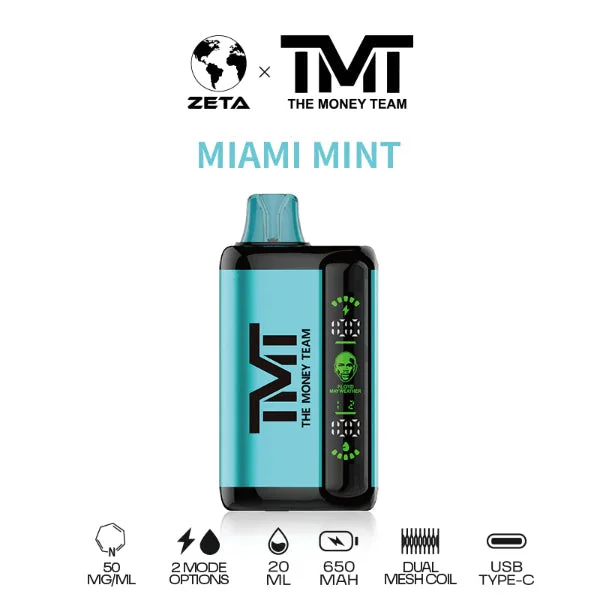 TMT by Floyd Mayweather 15,000 Puffs Disposable Vape 20mL - Image 7