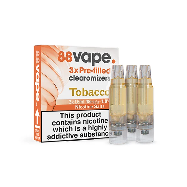Tobacco Pre-Filled Clearomizers (x3) - Image 2