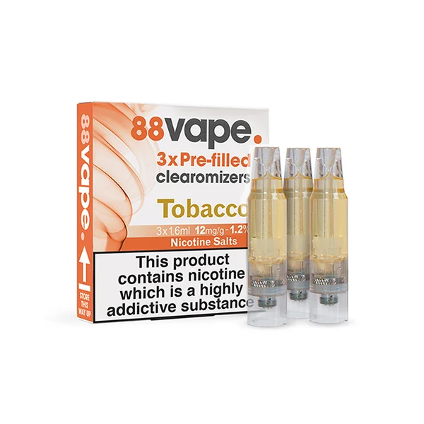 Tobacco Pre-Filled Clearomizers (x3) - Image 3