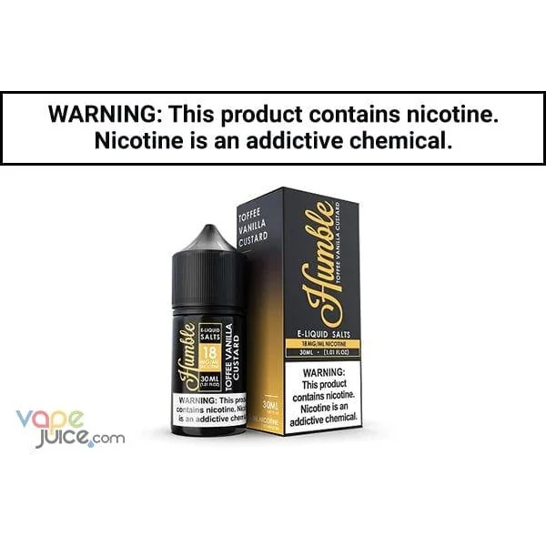 TOFFEE VANILLA CUSTARD BY HUMBLE SALTS TFN 30ML