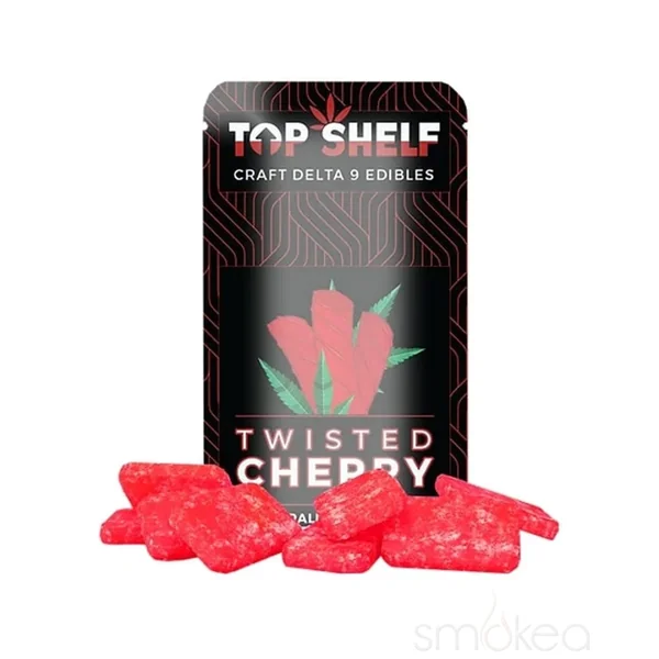 Top Shelf Hemp 150mg Delta 9 Edibles - Twisted Cherry