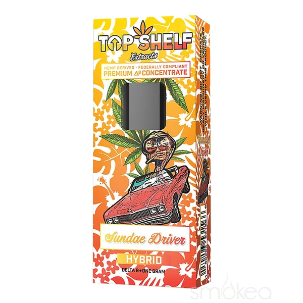 Top Shelf Hemp 1g Delta 8 Disposable Vape - Sundae Driver