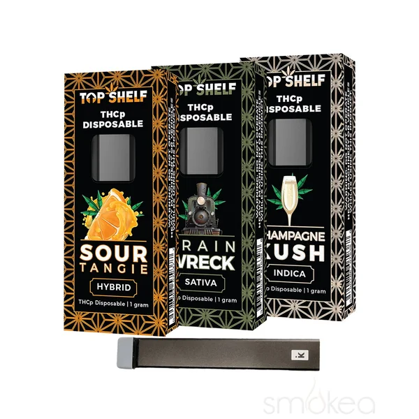 Top Shelf Hemp 1g THCP Disposable Vape - Champagne Kush - Image 2
