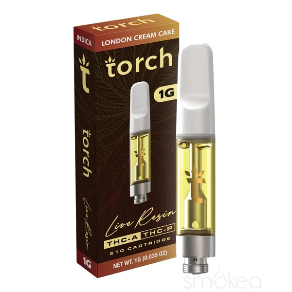 Torch 1g THCA Live Resin Blend Cartridge - London Cream Cake