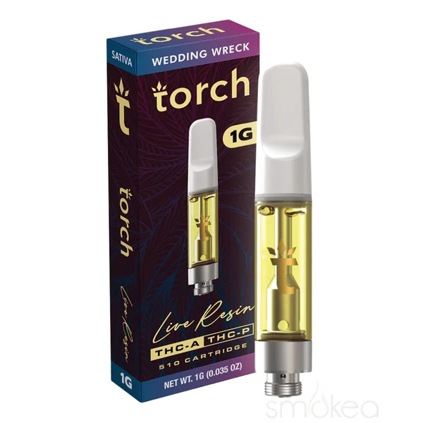 Torch 1g THCA Live Resin Blend Cartridge - Wedding Wreck