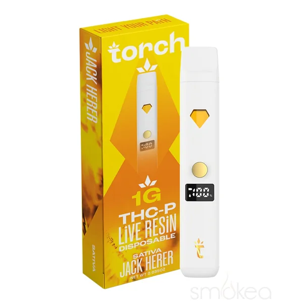 Torch 1g THCP Live Resin Disposable Vape - Jack Herer