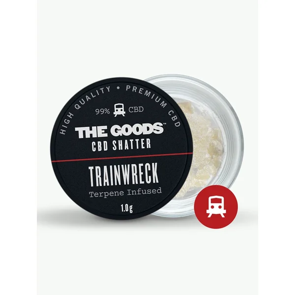 TRAINWRECK CBD ISOLATE SHATTER