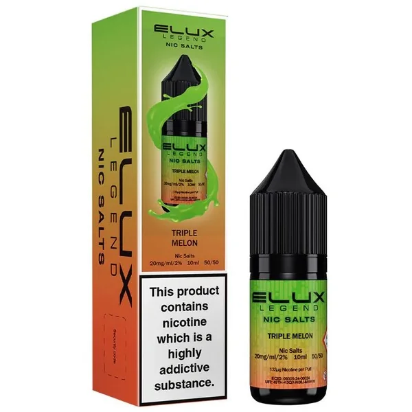 Triple Melon Nic Salt E Liquid 10ml By Elux Legend
