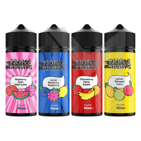 Triple Treats 100ml Shortfill 0mg (70VG/30PG)