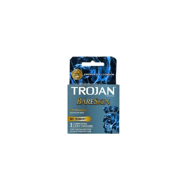 TROJAN BARESKIN 6CT GREY BLUE