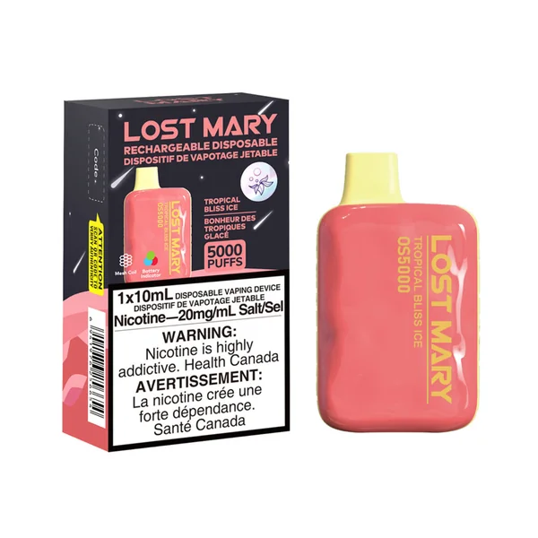 Tropical Bliss Ice Lost Mary OS5000 Disposable Vape | VapeLoft