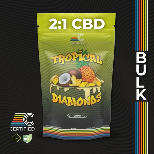 Tropical Diamonds | 2:1 CBD:THC | 40 x 10mg