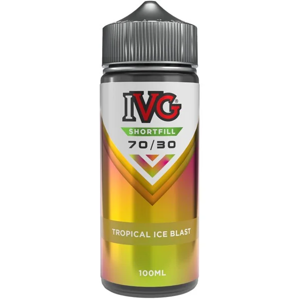 Tropical Ice Blast Shortfill E Liquid 100ml by IVG