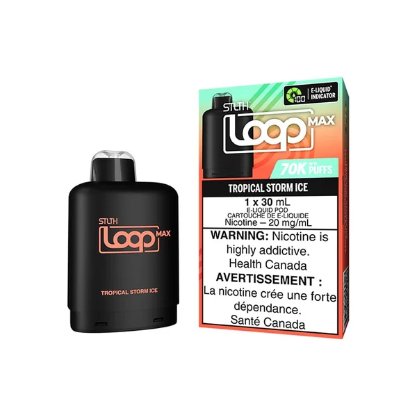 Tropical Storm Ice STLTH Loop Max Pod | Up to 70K Puffs - VapeLoft