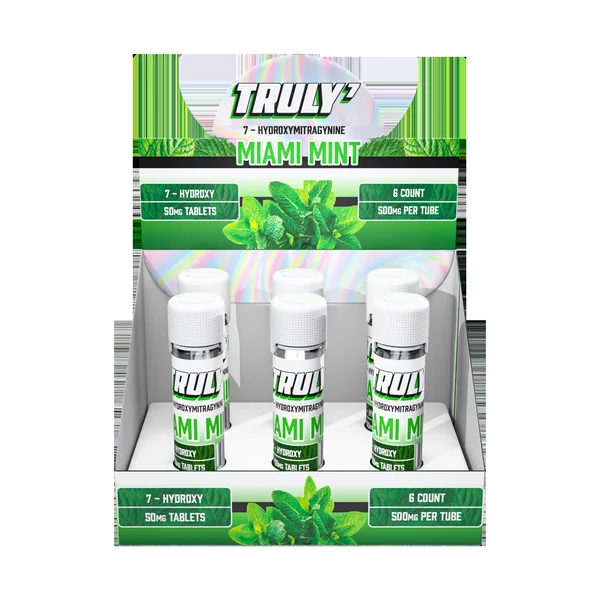 Truly7 7Hydroxymitragynine Chewable Tablets 10ct 50mg (6/pack) [DROPSHIP]