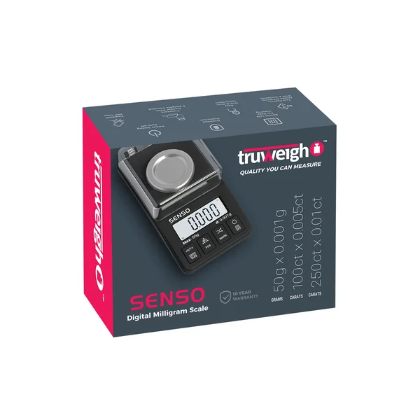 TruWeigh Senso Carat Digital Milligram Scale – 50g x 0.001g - Image 8