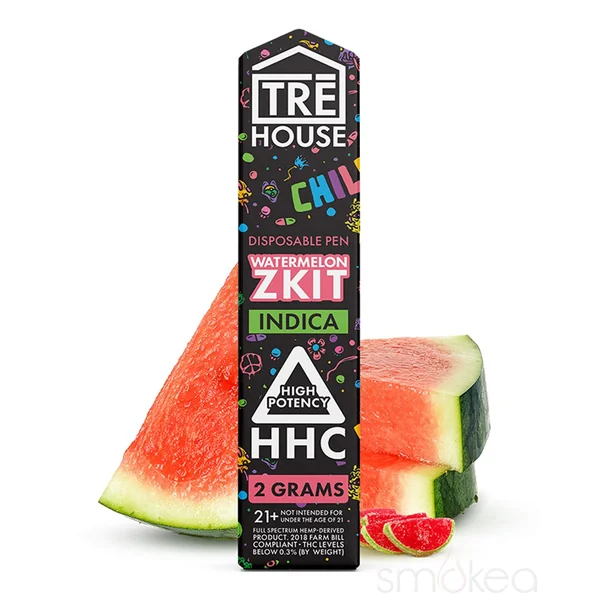 TRĒ House 2g HHC Vape - Watermelon Zkit