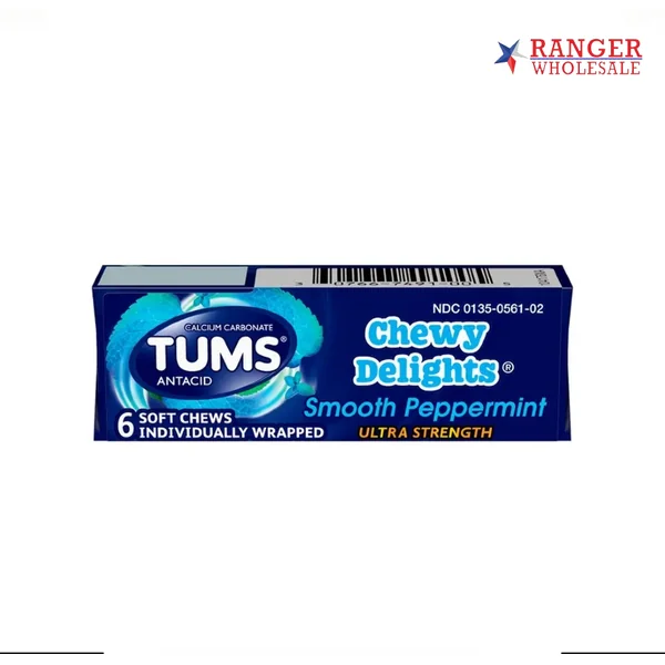 TUMS DELIGHTS SMOOTH PEPPERMIN