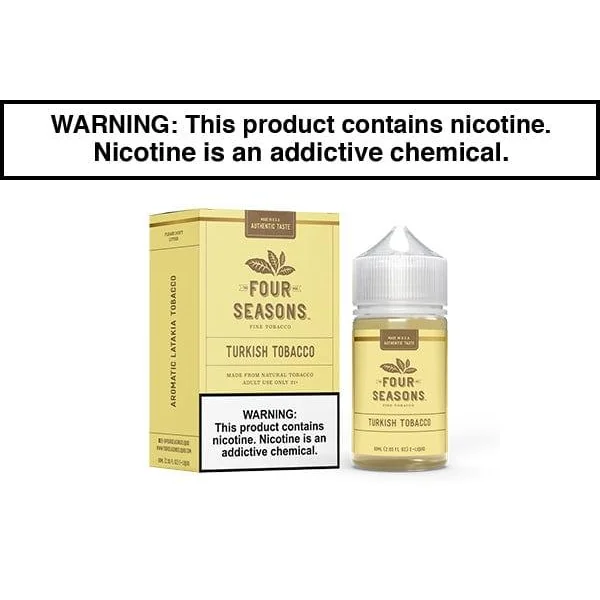 TURKISH TOBACCO BY FOUR SEASONS 30ML/60ML