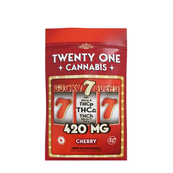 Twenty One Cannabis Lucky 7 Edibles 1pc – 420mg - Image 4