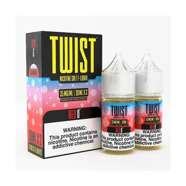 Twist E-Liquid Salts - Red 0 - 30ml (x2)
