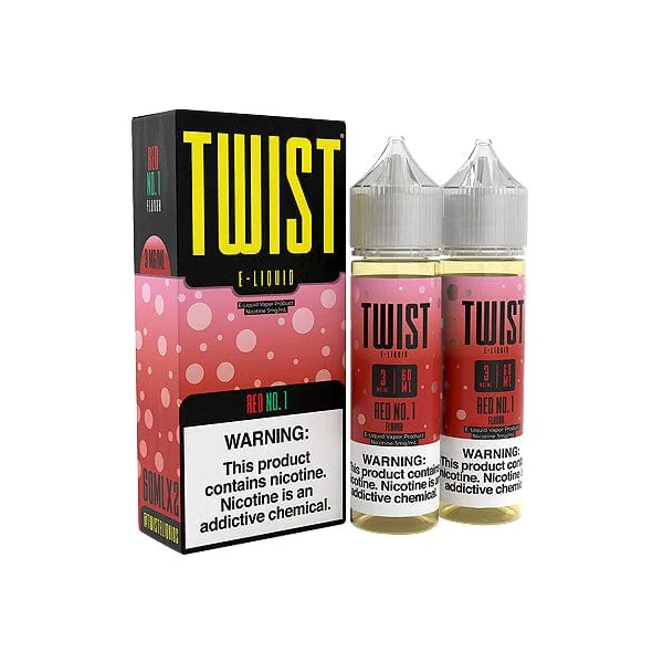 Twist Red No. 1 (previously Watermelon Madness) 120ml Vape Juice - 0mg