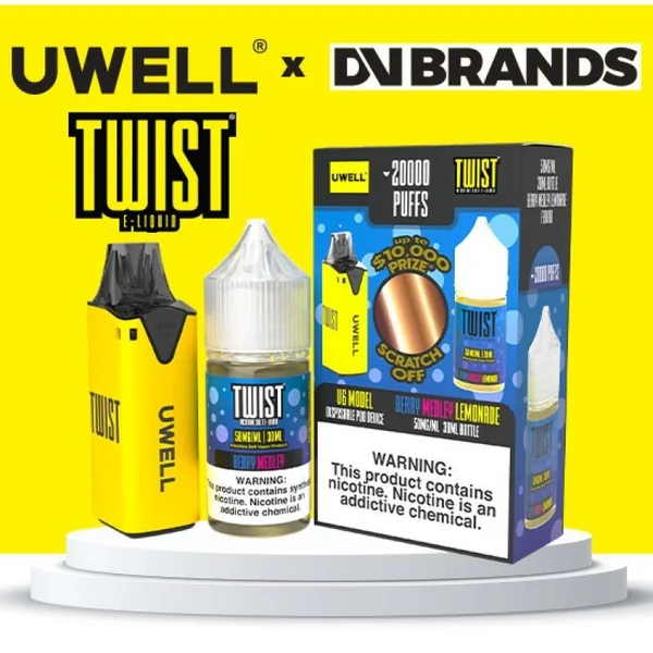 Twist Salt x Uwell V6 - E-Liquid + Device Bundle - Image 2