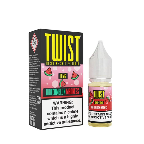 Twist Watermelon Madness 10ml Nic Salt E-Liquid - Image 2