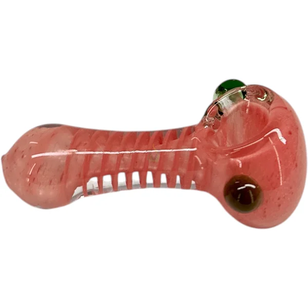 Twisted Frit Art 2.5 Inch Hand Pipe - Image 2