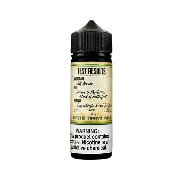 Twiztid Timmy's Test Results Gulf Breeze 100ml Shortfill