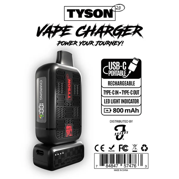 Tyson Portable Vape Charger Micro Bank - Image 2
