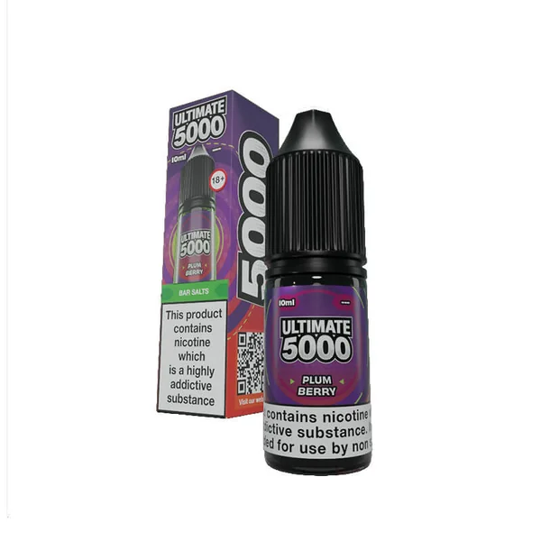 Ultimate 5000 Bar Salt Plum Berry 10ml E-Liquid By Ultimate Juice - Image 4