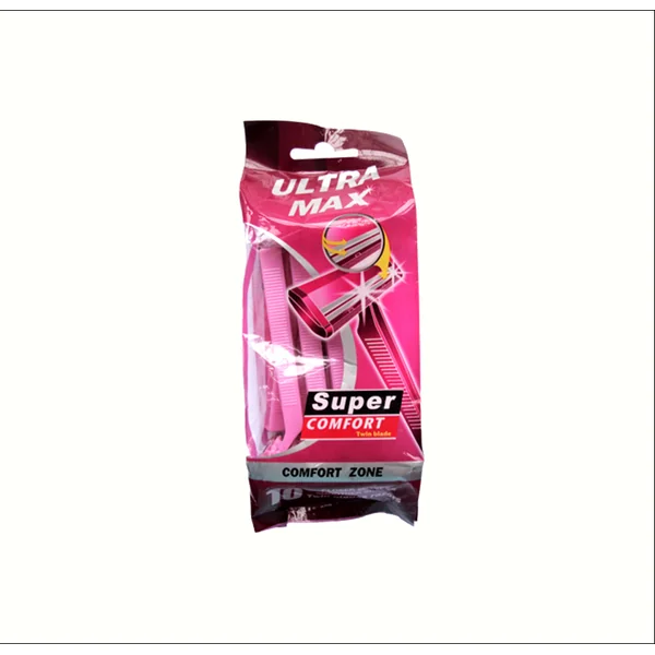 ULTRA MAX PINK RAZOR 10CT