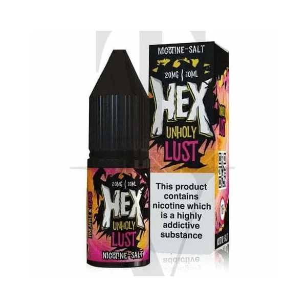 UNHOLY LUST NIC SALT E-LIQUID BY HEX