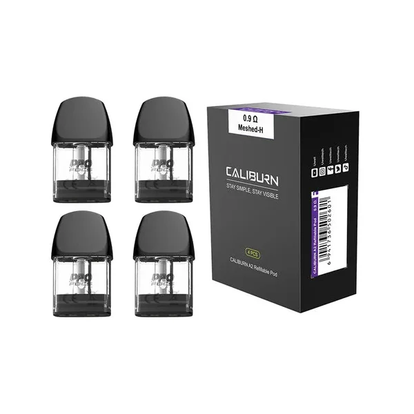 UWELL Caliburn A2 Replacement Pods 0.9 Ohm (4 Pack)