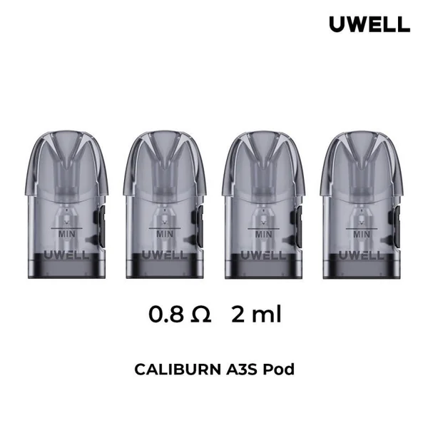 Uwell Caliburn A3S Pods 4pk - Image 2