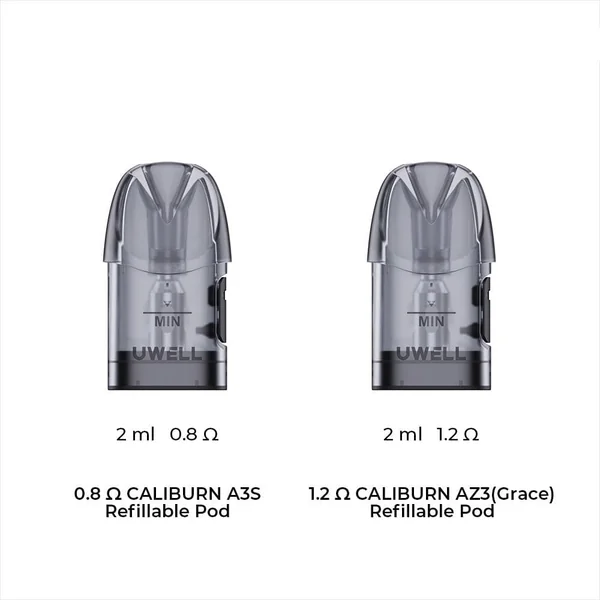 Uwell Caliburn AZ3 (Grace) Replacement Pods (4/Pack) - Image 2