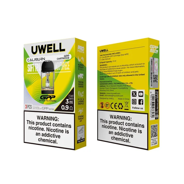 Uwell Caliburn GPP Replacement Pods 3mL (3/pack) - Image 5