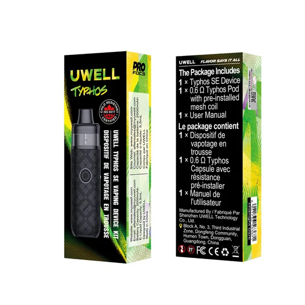 UWELL TYPHOS SE Leak Proof Pod Vape | VapeLoft - Image 3