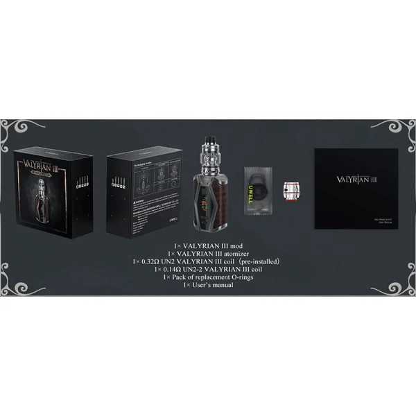 Uwell VALYRIAN 3 200W Starter Kit - Image 8