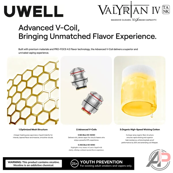 Uwell Valyrian IV Vape Tank - Image 3