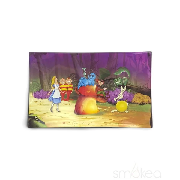 V Syndicate "Alice Mushroom" Glass Rolling Tray