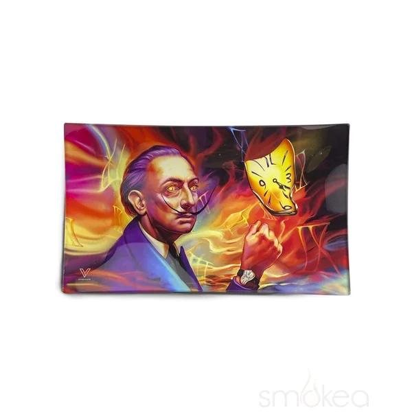 V Syndicate "Dalirious" Glass Rolling Tray