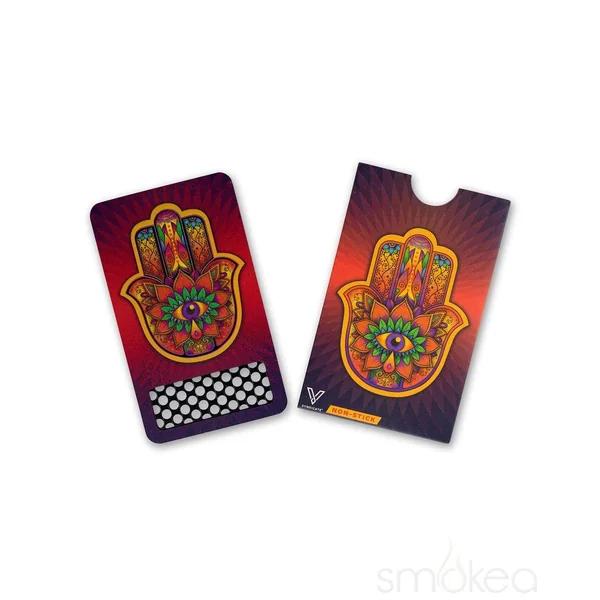 V Syndicate "Hamsa Red" Nonstick Grinder Card - Image 2