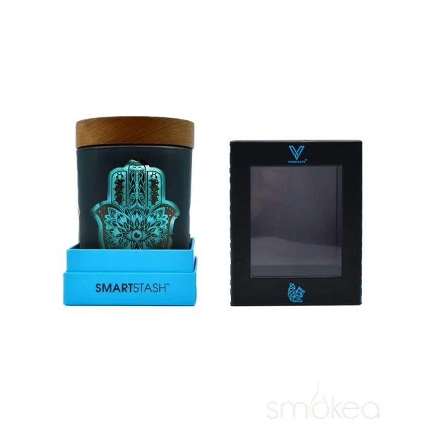 V Syndicate "Hamsa Turquoise" SmartStash Jar - Image 4